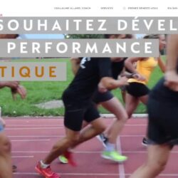 Page d'accueil du site web expert-athletique.com